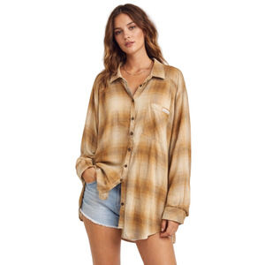 BDG Urban Outfitters Plaid Button Down Shirt in Brown and Tan Size XL